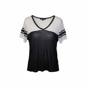 Almost Famous Monochrome V-Neck Jersey Top